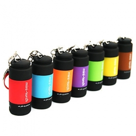 New design USB Powered Rechargeable Mini LED Flashlight Keychains (7-Pack)