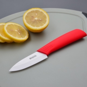 BESTLEAD 3" High-tech Professional Zirconia kitchen Fruits Ceramic Knives - Red