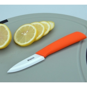 BESTLEAD 3" High-tech Professional Zirconia kitchen Fruits Ceramic Knives-Orange