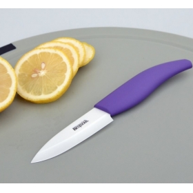 BESTLEAD 3" High tech Professional Zirconia Sharp Blade kitchen Fruits Ceramic Knives-Purple