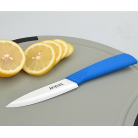 BESTLEAD 4" Ceramic Knife Cutter Chefs Cutlery for Modern Kitchen Fruits -Blue