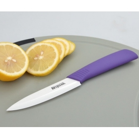 BESTLEAD 4" Ceramic Knife Cutter Chefs Cutlery for Modern Kitchen Fruits -Purple