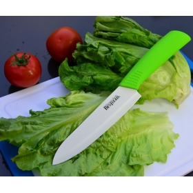 BESTLEAD 6" Zirconia Eco-friendly Ceramic Knife Cutter Fruits Chefs Cutlery for Modern Kitchen -Green