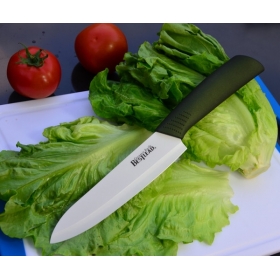 BESTLEAD 6" Zirconia Eco-friendly Ceramic Knife Cutter Fruits Chefs Cutlery for Modern Kitchen -Cyan