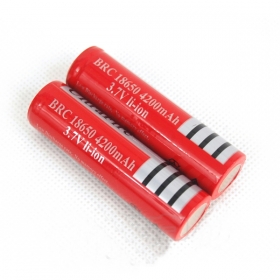 UltraFire high-capacity BRC18650 4200mAh 3.7V Rechargeable Battery (2 pcs)