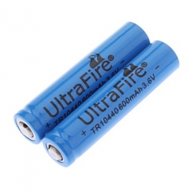 UltraFire 10440 500mAh Li-ion Rechargeable Battery (4 pcs)