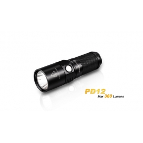 Fenix PD12 Cree XM-L2 (T6) LED Waterproof Outdoor Hiking Camping Side Switch Flashlight Torch