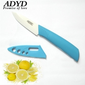 ADYD 3" health Eco-friendly Zirconia kitchen Fruits Ceramic Knives for Modern Kitchen -Blue