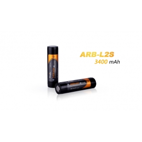 Fenix ARB-L2S 3.6V 3400mah 18650 lithium battery (2 pc)