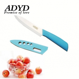 ADYD 4" Ceramic Knives Eco-friendly health Zirconia kitchen Fruits Ceramic Knives for Modern Kitchen -blue