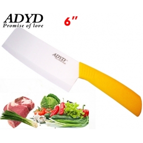 ADYD 6" Ceramic kitchen knife Eco-friendly health Zirconia kitchen Fruits Ceramic Knives for Modern Kitchen-yellow