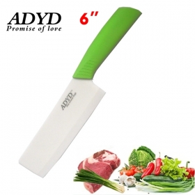 ADYD 6" Ceramic kitchen knife Eco-friendly health Zirconia kitchen Fruits Ceramic Knives for Modern Kitchen -green