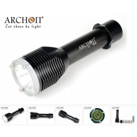 ARCHON D6A (W12A) CREE XM-L U2 LED 650 Lumens Strong Diving Flashlight torch light