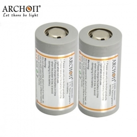 ARCHON Newly Designed 32650 Battery Rechargeable Li-ion 32650 5500mAh 3.7v Protected Battery (Explosion-proof battery)-2 pcs