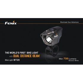 FENIX BT20 750 LUMEN Dual Distance Beam Bike Light