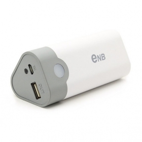 ENB SMART battery Box Shell USB Emergency POWER BANK Case for iPhone 5/4S/ Samsung/ Nokia/ Blackberry /MP3/4 -white