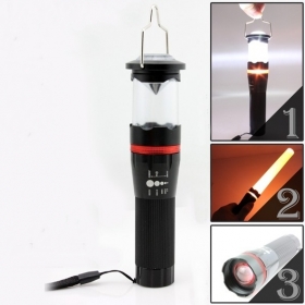 AloneFire CREE XP-E Q5 LED 3-in-1 Zoom multi-function led Camping lamp +Strong light flashlight +Fluorescent signal lamp