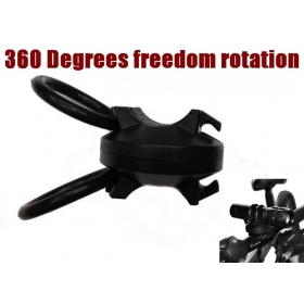 AloneFire LC-3 360 Degree Rotation Cycling Bicycle Mount Holder Clamp for Flashlight Torch