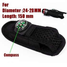 Alonefire BT01 Portable flashlight Holster universal flashlight Holster Pouch+compass For Flashlight Torch 501B 502B etc