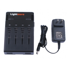 Lightmore Q-128 Intellicharge Microcomputer Controlled Intelligent Charger Li-ion/NiMH/Ni-Cd Battery Charge
