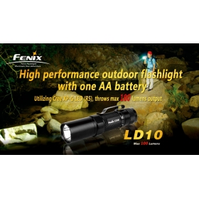 FENIX LD10 CREE XP-G R5 LED Flashlight(1 x AA) Torch