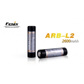 Fenix ARB-L2 18650 High Performance 2600mAh 3.7V Rechargeable Protected li-ion Battery (2 pcs)