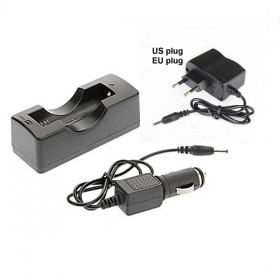 Alone Fire 18650 multi-function Li-ion Battery Charger + AC charger/Car charger