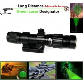 NITEKING X7 Hunting Long Distance Adjustable focus Green Laser flashlight Designator ( Operating Temperature:0~45 Celsius)