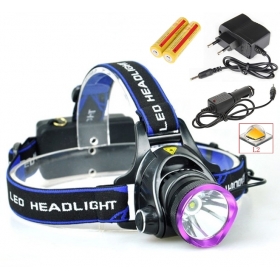 AloneFire HP81 Headlight Cree XM-L2 LED 2000LM cree led Headlamp for 1/2 x18650+AC Charger/Car charger/2x18650 battery