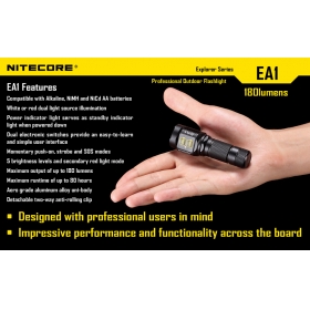 NiteCore EA1 CREE XP-G R5 LED 5 Mode Flashlight