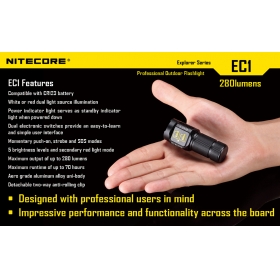 NiteCore EC1 Explorer CREE XP-G R5 5 Mode LED Flashlight