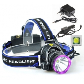 AloneFire HP81 Headlight Cree XM-L T6 LED 2000LM cree led Headlamp for 1/2 x18650+AC Charger/Car charger