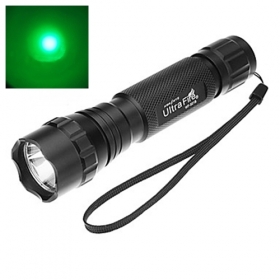 UltraFire WF-501B Torch 1-Mode Cree Q5 Green light LED Flashlights for 1x18650 battery