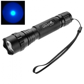 UltraFire WF-501B Torch 1-Mode Cree Q5 Blue light LED Flashlights for 1x18650 battery
