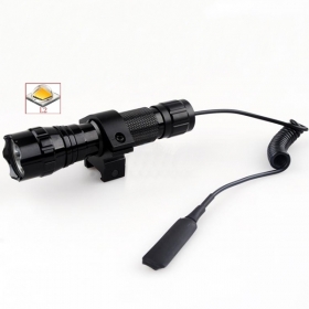 UltraFire WF-501B 1-Mode Cree XM-L2 LED Flashlight Tactical light with tactical mounts/Remote switch