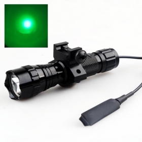 UltraFire WF-501B Torch 1-Mode Cree Q5 Green light LED Flashlights