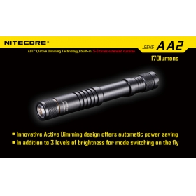 Nitecore SENS AA2 CREE XP-G (R5) 170 lumens LED Flashlight led torch