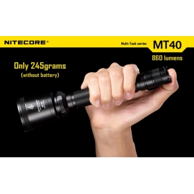 Nitecore MT40 CREE XM-L U2 LED 3 Mode Flashlight Mini LED electric torch tactical flashlight