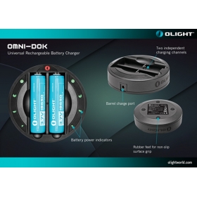 Olight OMNI - DOK two groove Multi-function Smart charger