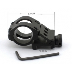 20mm rail Aluminum Alloy tactics Barrel Laser / Flashlight Mount with Hex Wrench