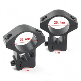 25mm Aluminum Alloy Mount Holder Clip for Flashlight (1 Pair)