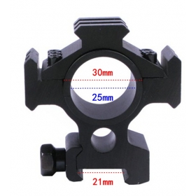 1PC MD3002 Rifle Scope Mount Overall Long Outdoor Hunting Ring 25.4mm Tactical Hunting Rail Mount