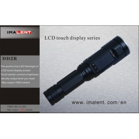 IMALENT DD2R CREE XM - L2 LCD Touch Flashlight LED flashlight