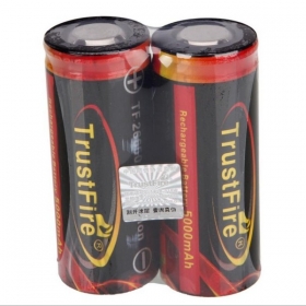 TrustFire 5000mAh 26650 3.7v Rechargeable Li-ON battery (1Pair)