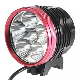 BL-06 6800Lumens Headlight 6 x CREE XM-L T6 LED 3 Modes Bike Light Bicycle Headlight (Only bike lights)