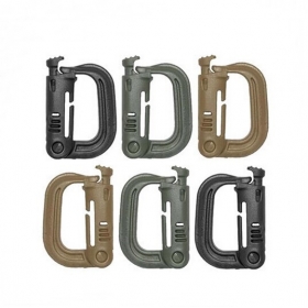 D Shape High Strength Plastic Mountaineering Buckle knapsack Buckle For outdoor packsack Hook