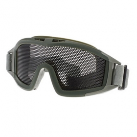 Metal mesh Outdoor Protective Desert Goggle CS outdoor goggles for Rock climbing, mountaineering survival game such as outdoor sports-army green