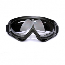 Skiing Exercise Goggle Tactical Airsoft Goggles Men Frame Shooting Eyewear Ski Windproof Glasses - transparent lens