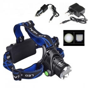 Alone Fire HP79 Head lamp Cree XP-E Q5 LED 600LM Zoom led Head lamp with AC Charger/Car charger