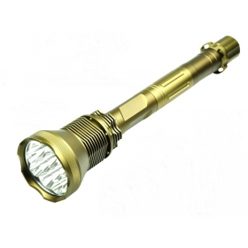 13800lm Super Powerful 12x CREE 5 Mode T6 LED Flashlight Torch-golden